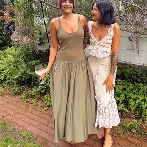 Dropwaist maxi dress